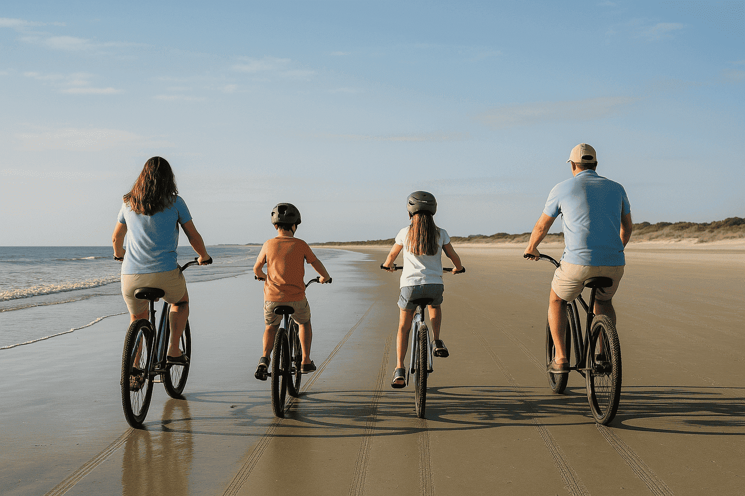 Adult beach cruiser bike rentals on Kiawah Island