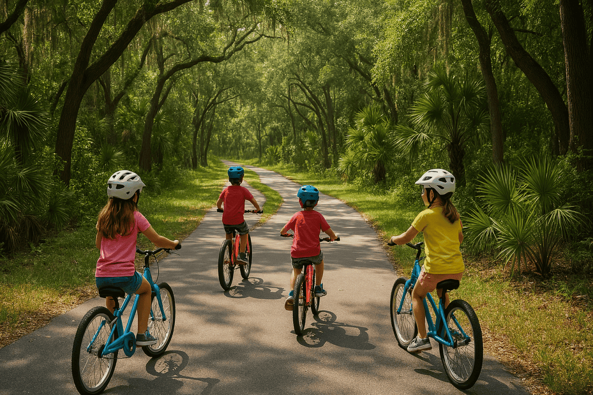 Family bike accessories for Kiawah Island bike rentals